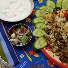 A picture of Masoor pulao.