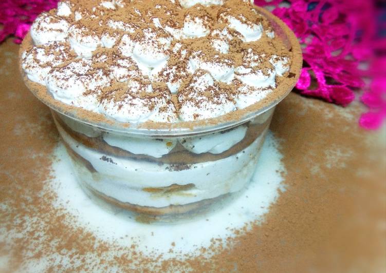 Resep Tiramisu dessert box ekonomis, Lezat Sekali
