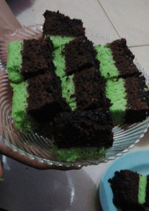 Foto resep Brownies Coklat Pandan