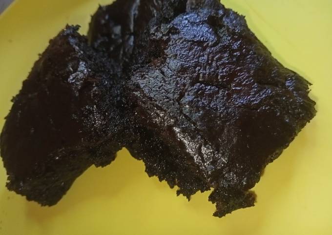 Chocolate Brownie Cake - Flourless and sugarless