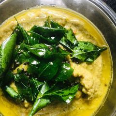 A picture of Horse gram Sprouted groundnuts chutney.