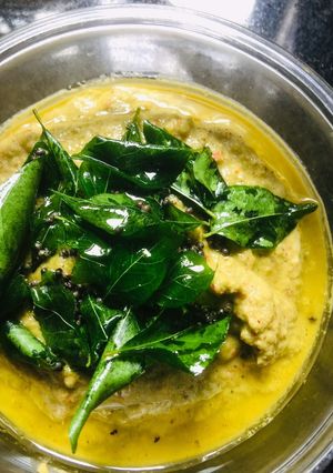 A picture of Horse gram Sprouted groundnuts chutney.