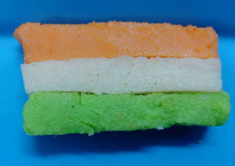 Independence Day Tricolor Kesari Sweet