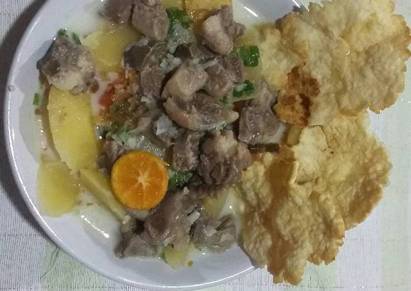 Soto Betawi Wuenaaakkk nak