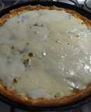 Tarta de cebollas y queso