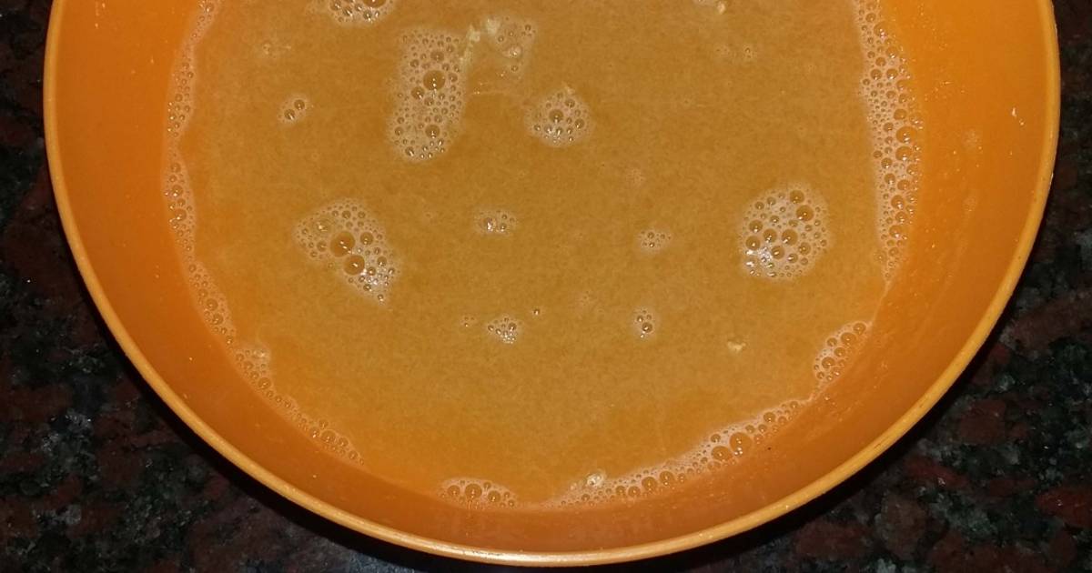 Gelatina de jugo de naranja Receta de Veronica Mansilla Cookpad