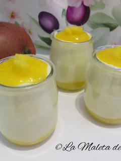Una foto de Mousse de mango
