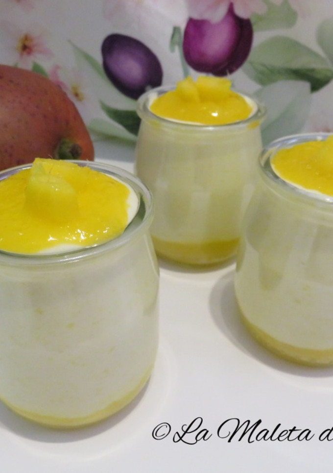 Una foto de Mousse de mango