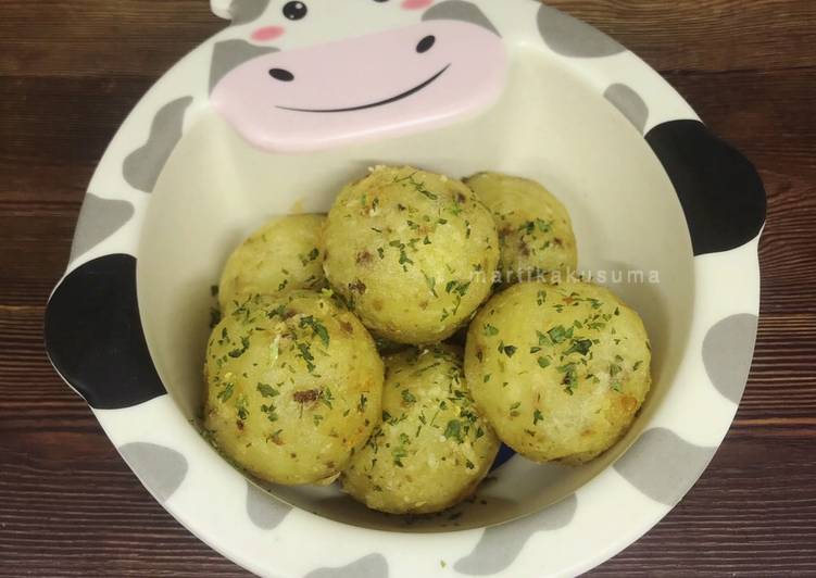 Resep Potato balls - MPASI kentang daging | Cara Membuat Potato balls - MPASI kentang daging Yang Bikin Ngiler