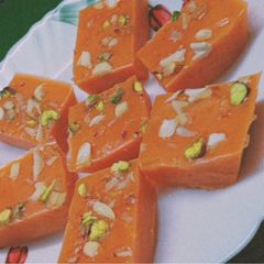 A picture of Carrot Milk Pudding.