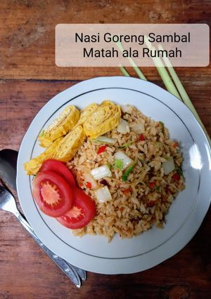 Foto resep Nasi Goreng Sambal Matah ala Rumah