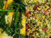 A picture of spring onion sweetcorn salad