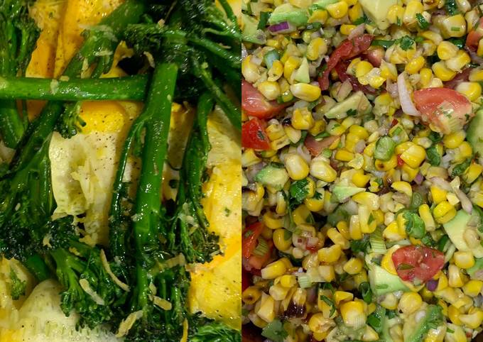 2 sunny summer salads