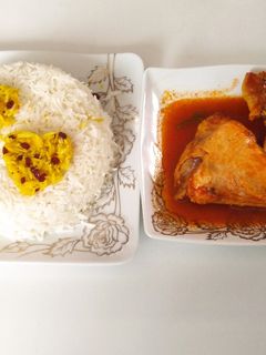 عکسی از دستور زرشک پلو با مرغ 😍😍😍