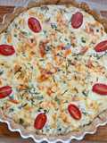 Húsos-zöldséges quiche