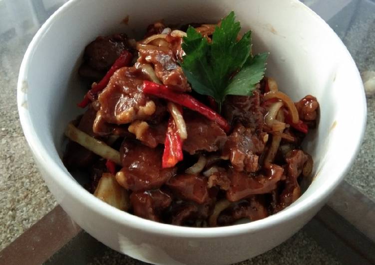 Resep 64. Beef Teriyaki, Bisa Manjain Lidah