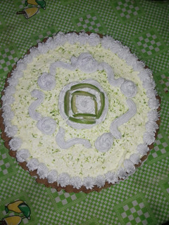 Una foto de Tarta de mousse de limón