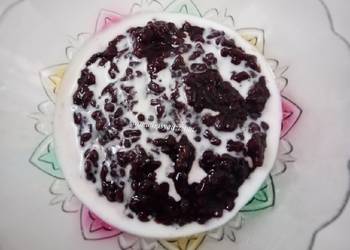 Resep Baru Bubur Ketan Hitam (Metode 5.30.7) Sedap Nikmat