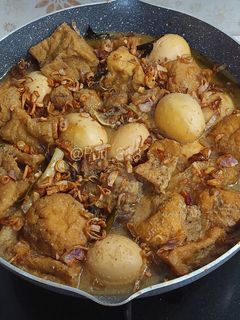 Foto resep Semur Daging Tahu Telur