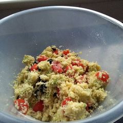 A picture of Avocado Couscous.
