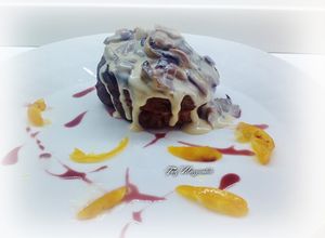 Foto di Filetto di manzo con radicchio in fonduta e frutto di mostarda