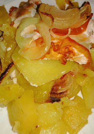 Tepsis csirkemell recept fotója
