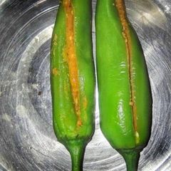 A picture of Bharva mirchi.