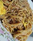 Carne molida al estilo Leddy (Tallarines)