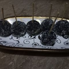 Oreo coconut laddo A picture of Oreo coconut laddo.