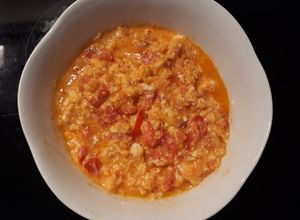 Hình của món Trứng sốt cà chua.