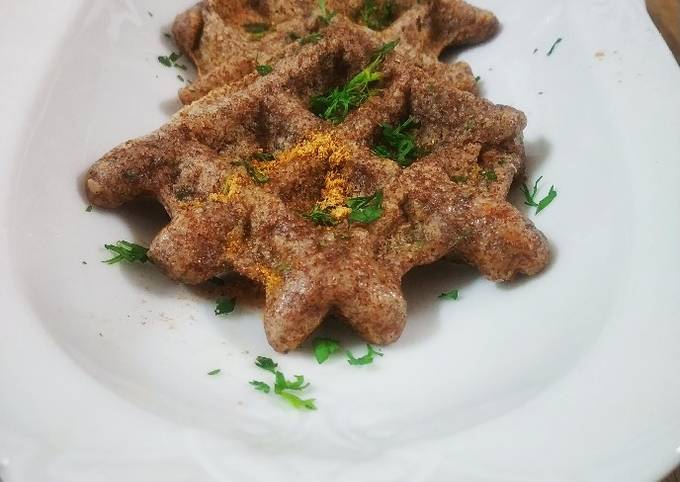 Recipe of Quick Ragi Savoury Waffle