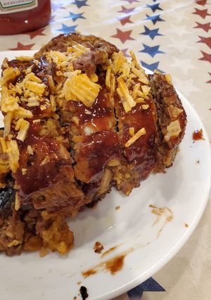A picture of Cheddar Chip Meatloaf.