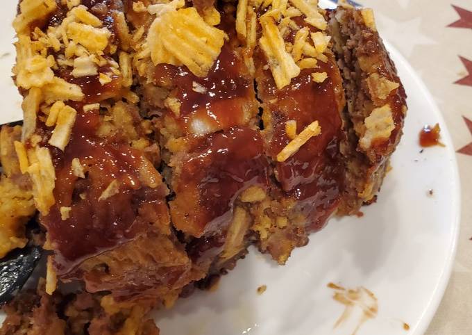 Recipe of Homemade Cheddar Chip Meatloaf