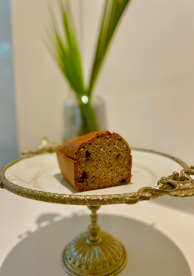 Una foto de Budín keto con harina de almendras