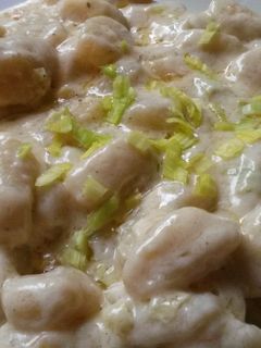 Tejszínes sajtos gnocchi recept fotója