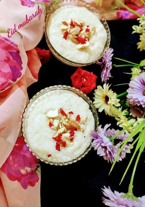 A picture of Rice phirni.