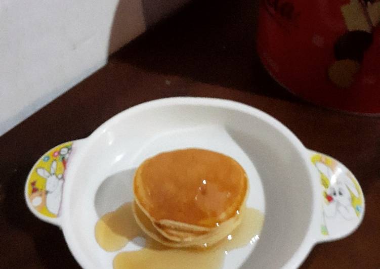 Cara meramu Pancake tanpa BP  yang Sedap