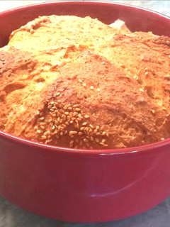 Fokhagymás grahamcipó 🍞 recept fotója