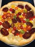 Tarte fines mix tomates et gouda