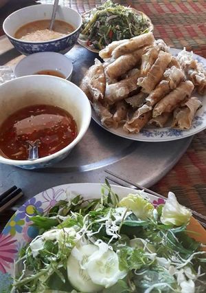 Hình của món Ram chả cá đãi tiệc.