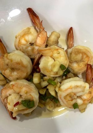 รูปของ กุ้งผัดพริกสด
