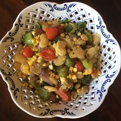 A picture of California Farm Fresh Corn and Lima Beans Succotash Dinner.