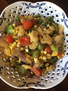A picture of California Farm Fresh Corn and Lima Beans Succotash Dinner.