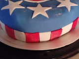 Torta del capitan america