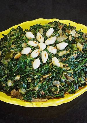 A picture of Methi ki Sabzi.