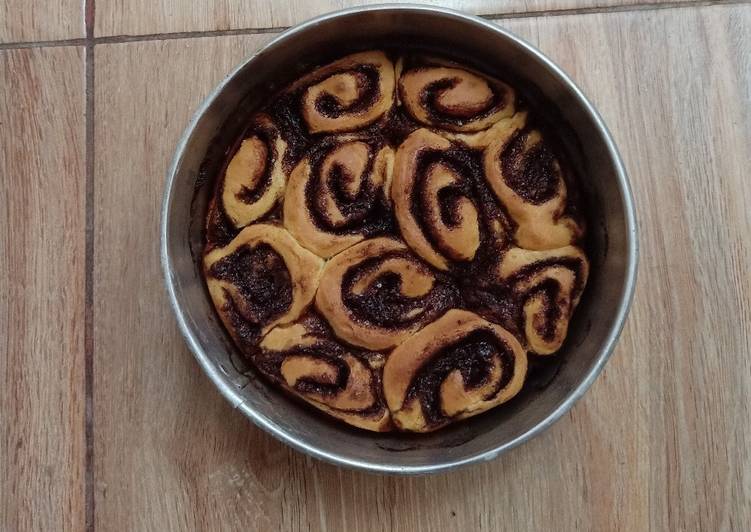 Cinnamon roll (tanpa mixer)