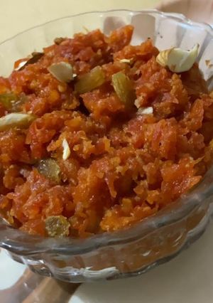 A picture of Gajar ka Halwa.