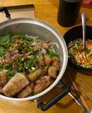 Bún thịt nướng chả giò