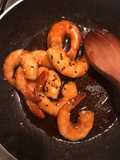 Honey Pepper Prawns (Udang Madu Lada Hitam)