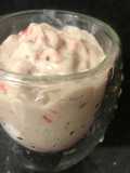 Iogurte vegano de frutas vermelhas